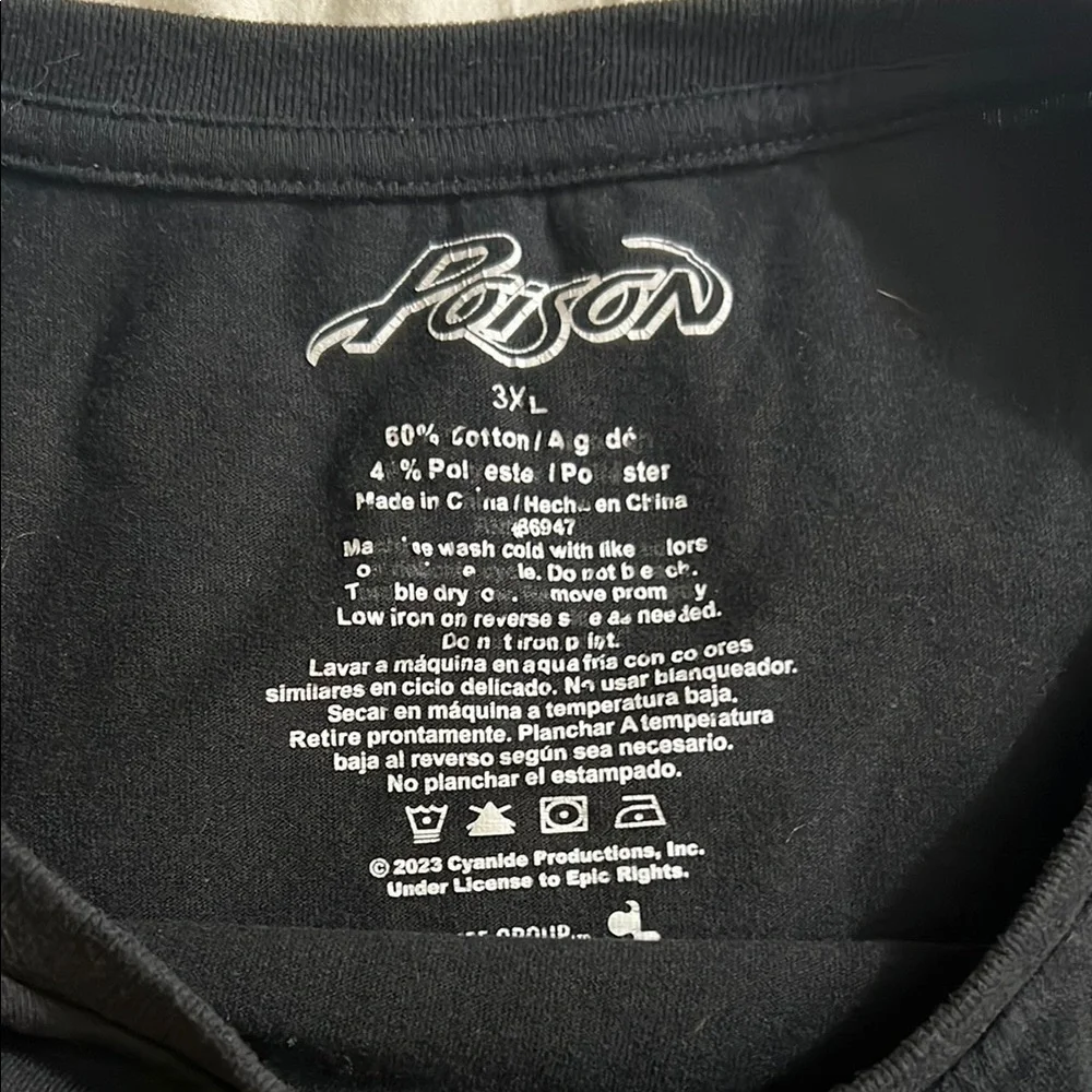 Black Graphic Tee - Short Sleeve - Picture 3 of 3